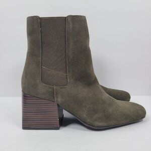 Blondo Scarlette Women's Green Waterproof Ankle Boots US Size 7M NWT